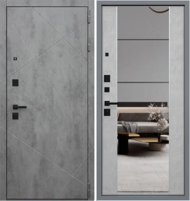 Дверь Дуэт Б с зеркалом